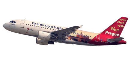 Airbus A319 CSA Czech Airlines , “Prague - City of Magic" sf